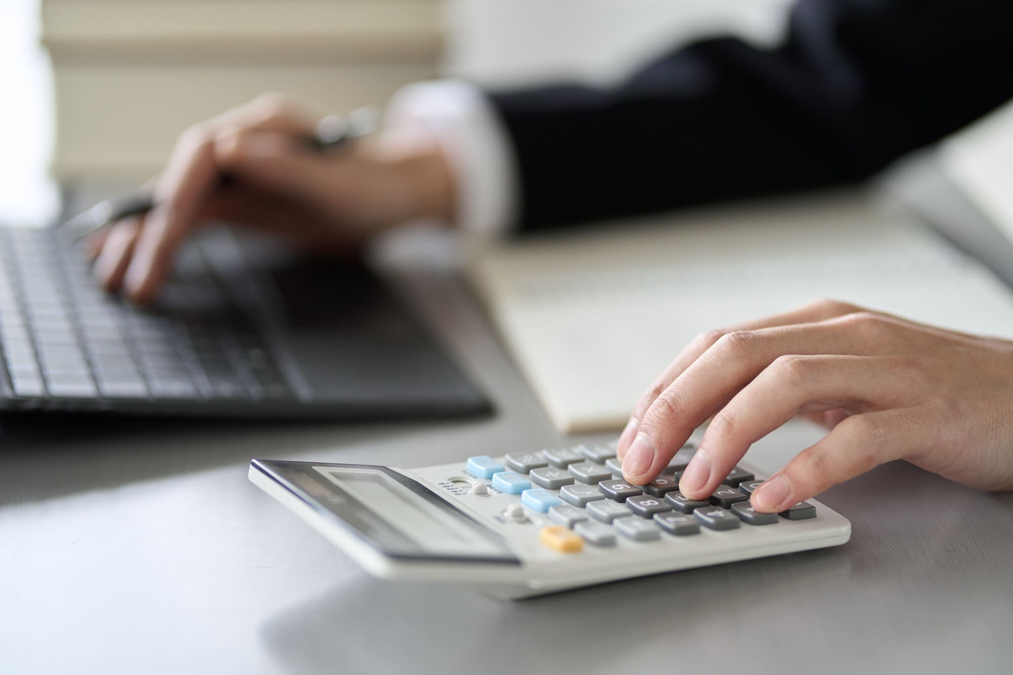 税金の計算シミュレーションをイメージ